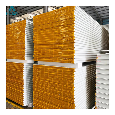 خرید ضد آتش 120min GMP Mgo پانل پشم سنگ / EPS اتاق تمیز ساندویچ پانل دیواری online manufacture