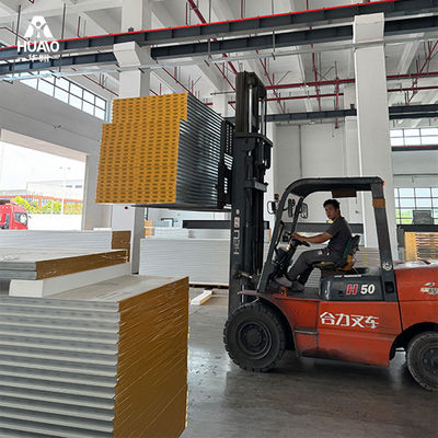 خرید HUAAO GMP بسته بندی داروسازی اتاق تمیز ISO 8 ساندویچ فولادی تولید آنلاین