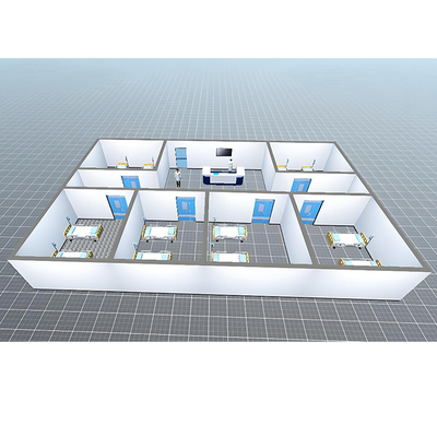 خرید Huuao ISO 8 Standard Medical Filling Machine Cleanroom Modular Clean Room Solution online manufacture