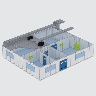 خرید Huaao Cleanroom Supply Portable Clean Room Class 100 Modular Cleanroom OEM Clean Class 100 Modular Cleanroom/ISO 5 ISO 7 Clean Booth online manufacture