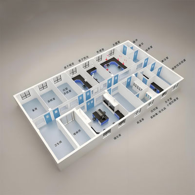 خرید Huaao Modular Cleanroom Design and Manufacturing Cost Effective Class100~Class100000 Clean Room Dust Free Clean Room Modular Cleanroom online manufacture