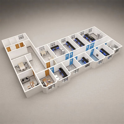 خرید Huuao ISO7 ISO8 GMP Cleanroom Modular Clean Room Class 100 Customized Clean Room Engineering Clean Room Project GMP/ISO Clean Room for Pharmaceutical Modular Cleanroom System Project with CE Certifica online manufacture