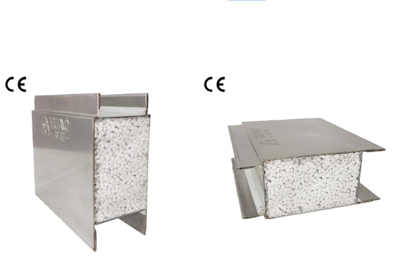 فولاد ضد زنگ پشم صخره ای MGO PU پنل ساندویچ اتاق تمیز عایق صدا