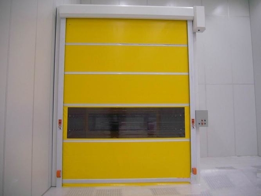 انبار PVC درب چرخ دار سریع، حفاظ بر گرد و غبار درب های رولر صنعتی