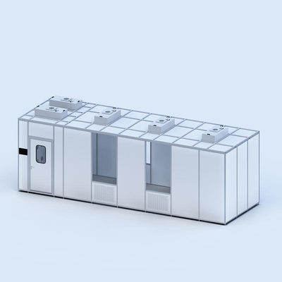 هوائو حرفه ای کیفیت بالا ایزو 7 8 9 فابریکه ماژولار پارتیشن دیوار پنل پاک اتاق قابل حمل بدون گرد و غبار