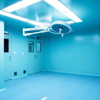 HUAAO Modern Medical Modular Cleanroom Wall Panel ISO Certified Fireproof Eco-Friendly Customizable Workshop بیمارستان در حال کار است